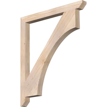 Ekena Millwork Westlake Slat Smooth Bracket, Douglas Fir, 3 1/2"W x 42"D x 48"H BKT04X42X48WTL06SDF